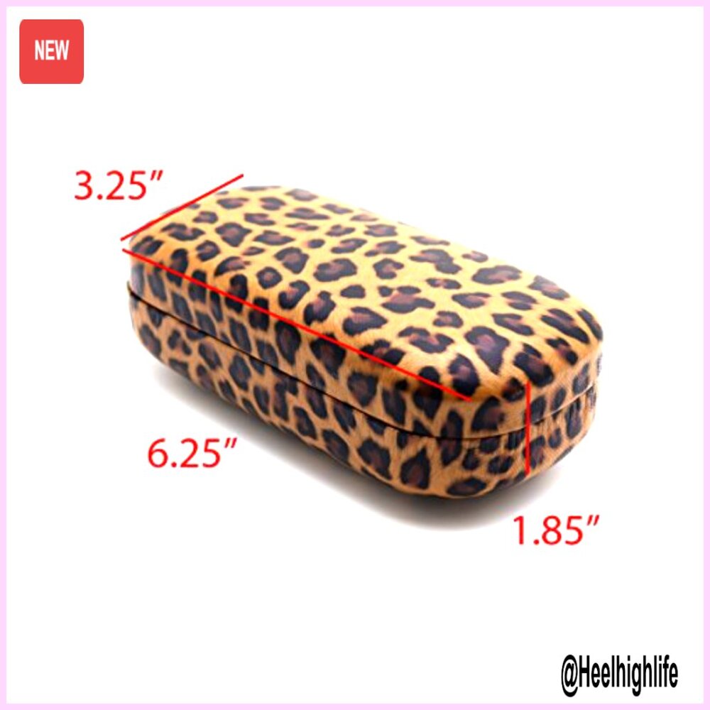 Hard Shell Eyeglass Case with Microfiber Cleaning… - image 2